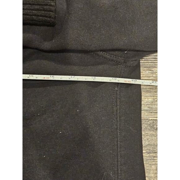 Daily practice by Anthropologie black floppy neck button cardigan sweater jacket - Picture 5 of 6